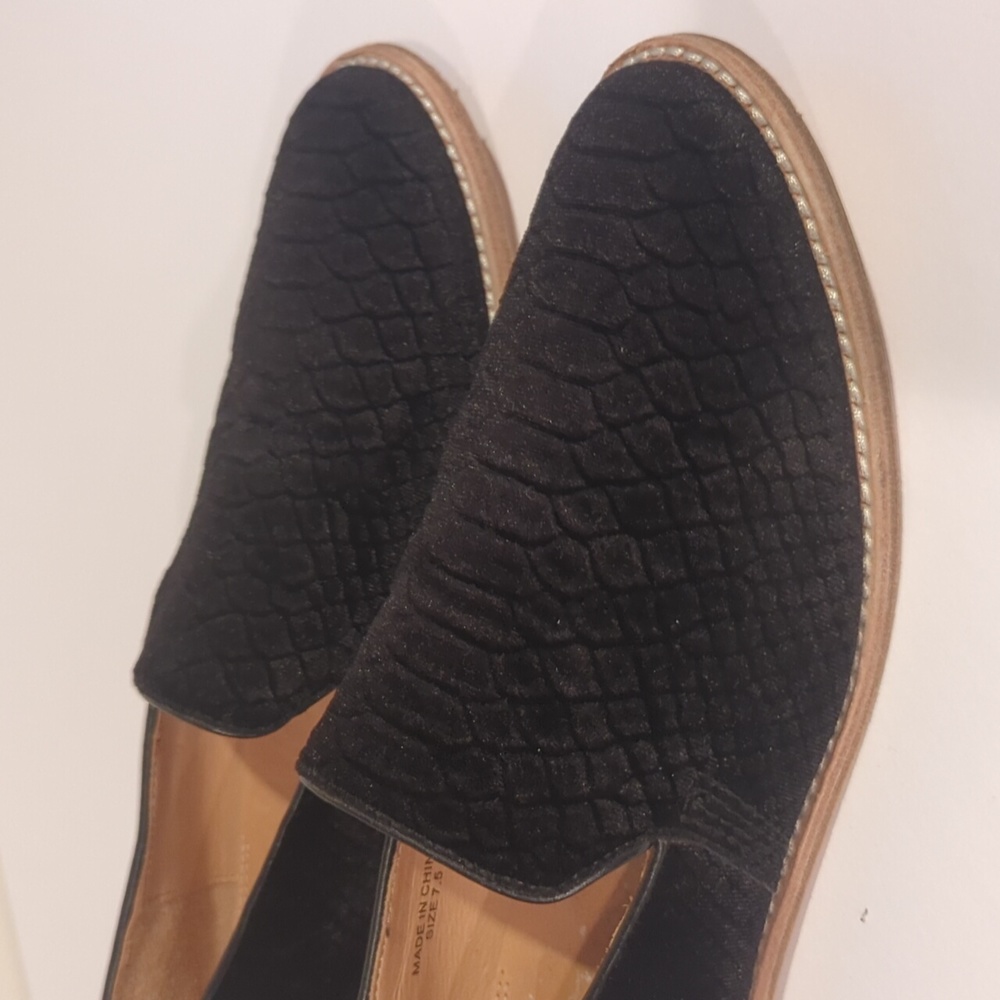 Bill Blass Sutton Python Embossed Black Velvet Lo… - image 2